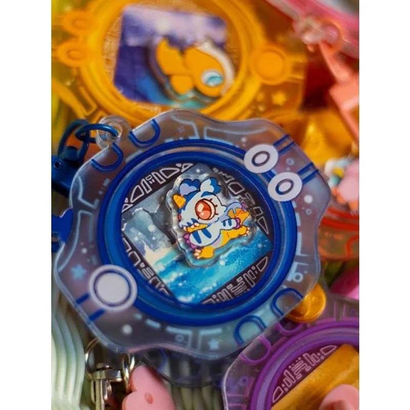 Фото Акриловый брелок-шейкер Gabumon Patamon Tailmon, подвеска для сумки Digimon, коллекционный милый аниме-подарок, специальное издание для фанатов №4