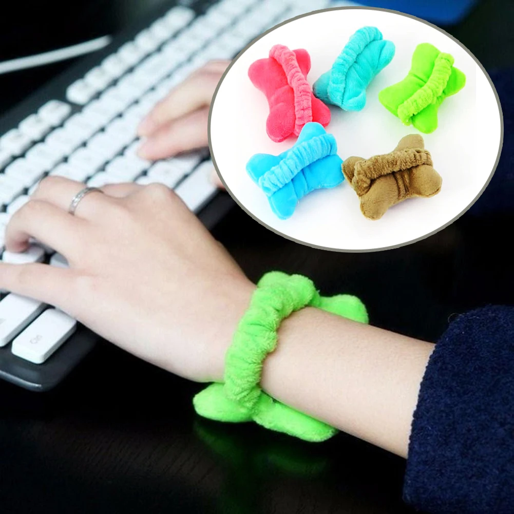 

Multi-purpose Wrist Pad Mouse Wrist Guards Hair Band Mouse Wrist Soft Freely Moveable Wrist Hand Pillow for Office Worker Gamer