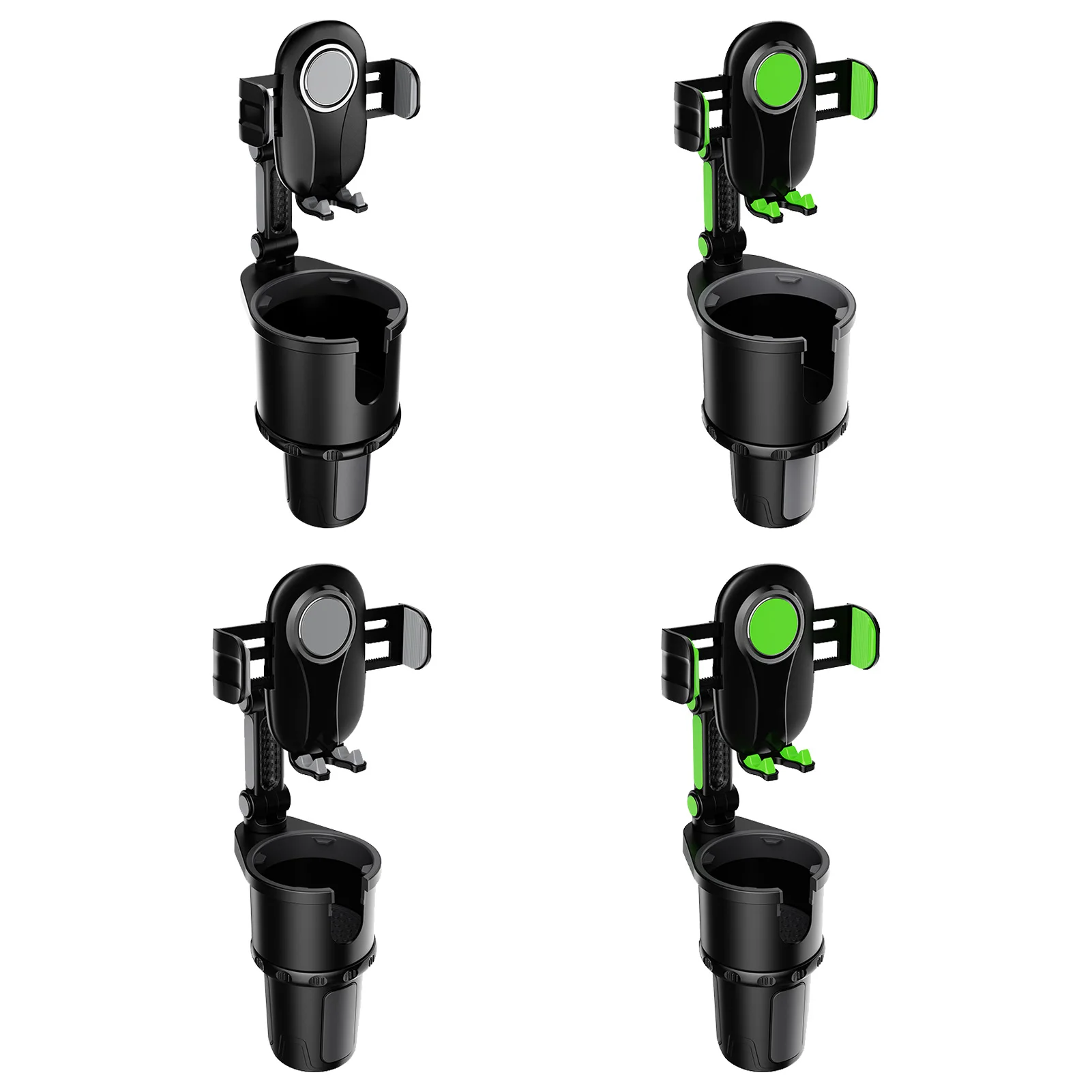 

Universal Car Cup Holder Phone Mount Car Dual Hole Cup Holder Adjustable Cup Stand Drinking Bottle Holder Bracket Car Interior