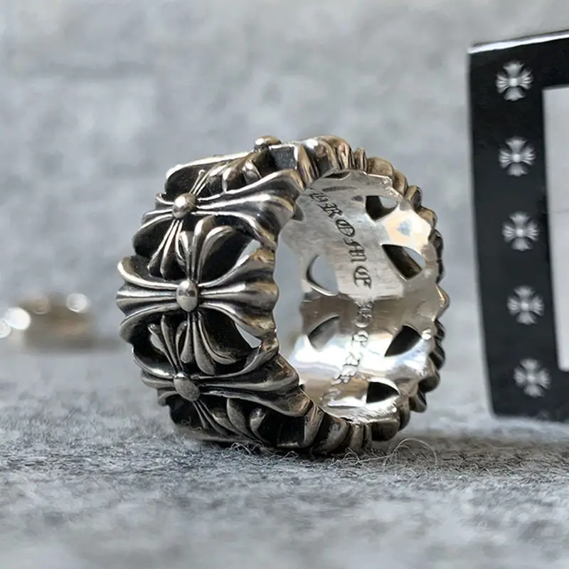 

Кольцо из тайского серебра 925 пробы с крестом в форме сердца