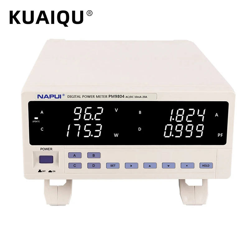 

Newest Electrical Parameter Tester Dynamometer Power Meter 3-600V 5mA-20A 0.1W-12KW Digital Electric Factor Multifunction