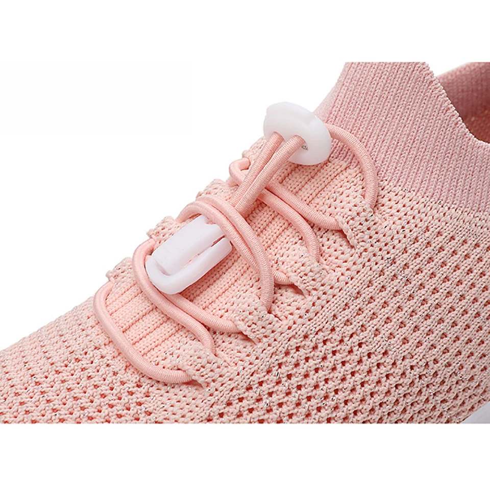 Loekeah Women's Loafers Light Weight Casual Shoes Breathable Soft Walking Shoes Elastic Comfortable Sports Footwear For Ladies