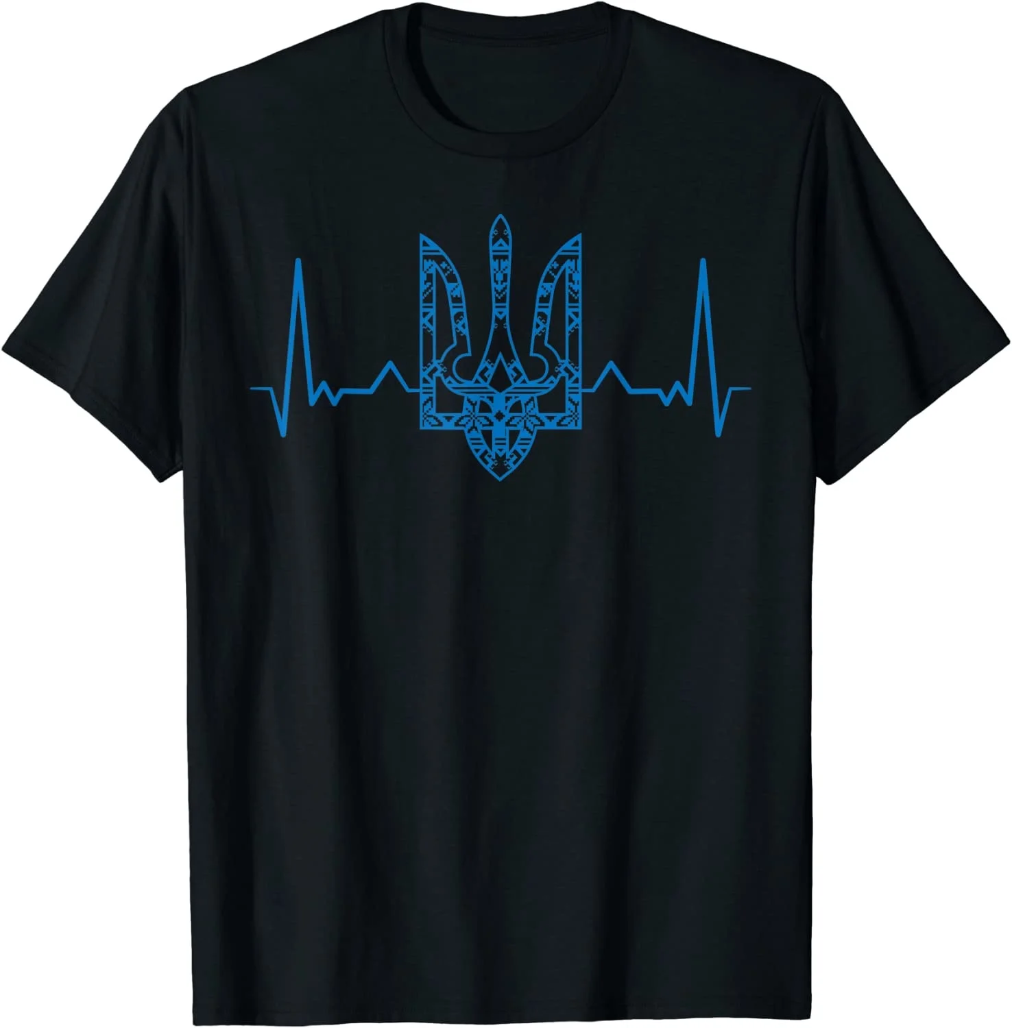

Ukraine Ukrainians Ukrainian Kiev Trysub Flag Men T-Shirt Short Sleeve Casual 100% Cotton O-Neck Summer Shirt