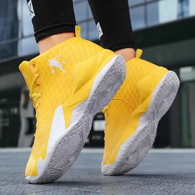 

Hot Deal Sport Shoes Men Beautifully Running Shoes Men's Sho Yellow Sports Shoes Homre Sneakers Air Sock Trainers Tennis Girl's