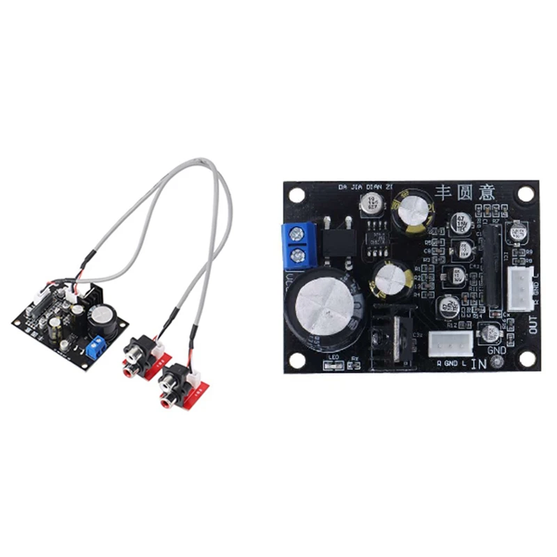 RISE-NE5532 Vinyl Record Player Preamplifier MM MC Phono Player Board Phonograph Amplifier Preamp DIY Audio