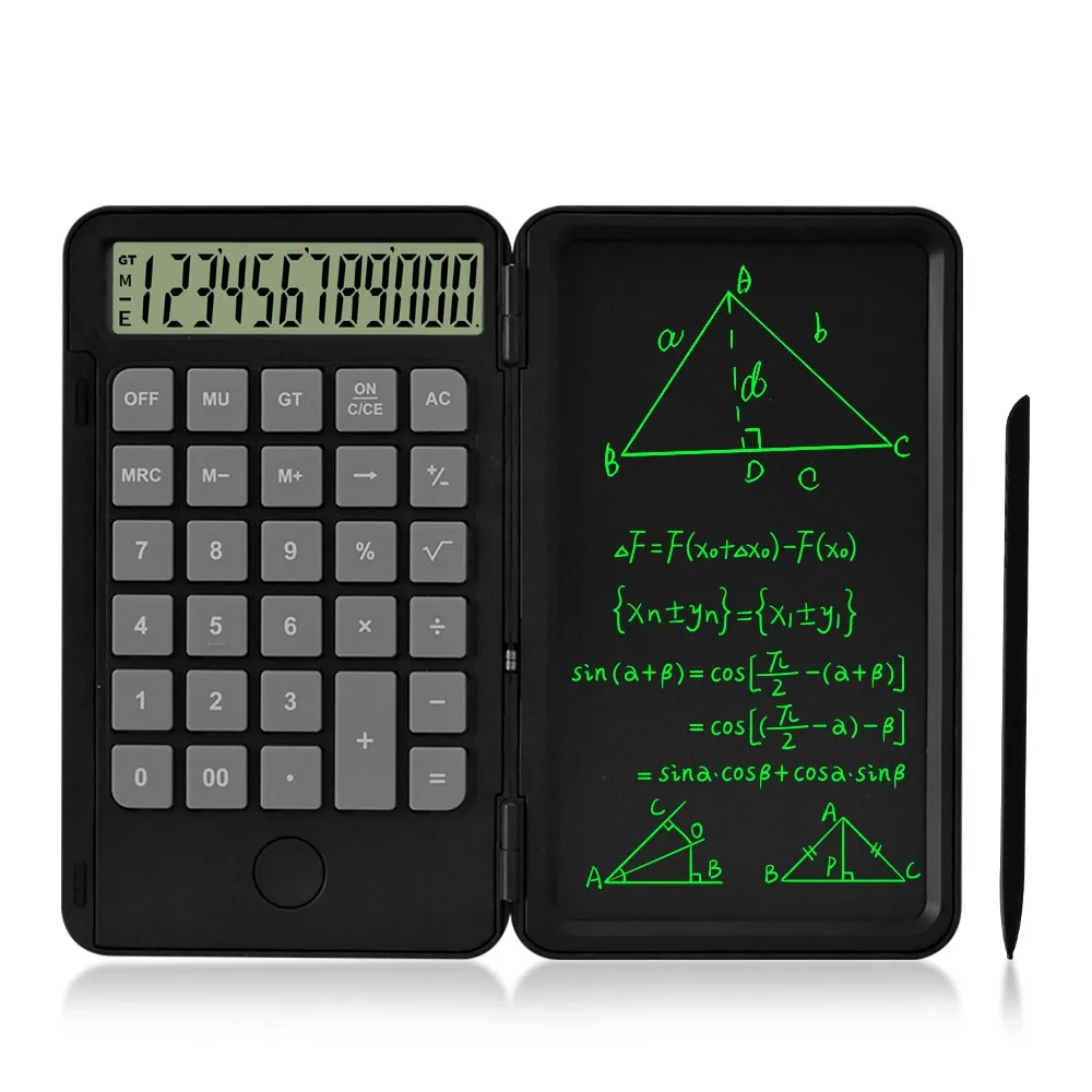 

Mini Calculator 6.5 Inch Digital Graphic Tablet LCD Writing Pad With Stylus Portable Calculators With Notepad Display Deskt