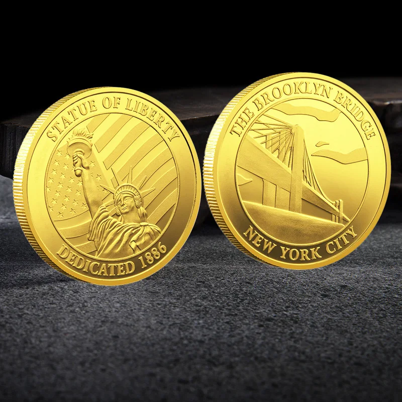 

1886 Statue of Liberty New York Bridge Commemorative Coin Replica