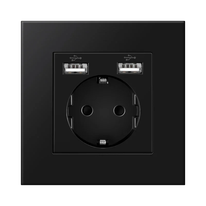 

Настенная розетка JING HUA JING CHENG с USB