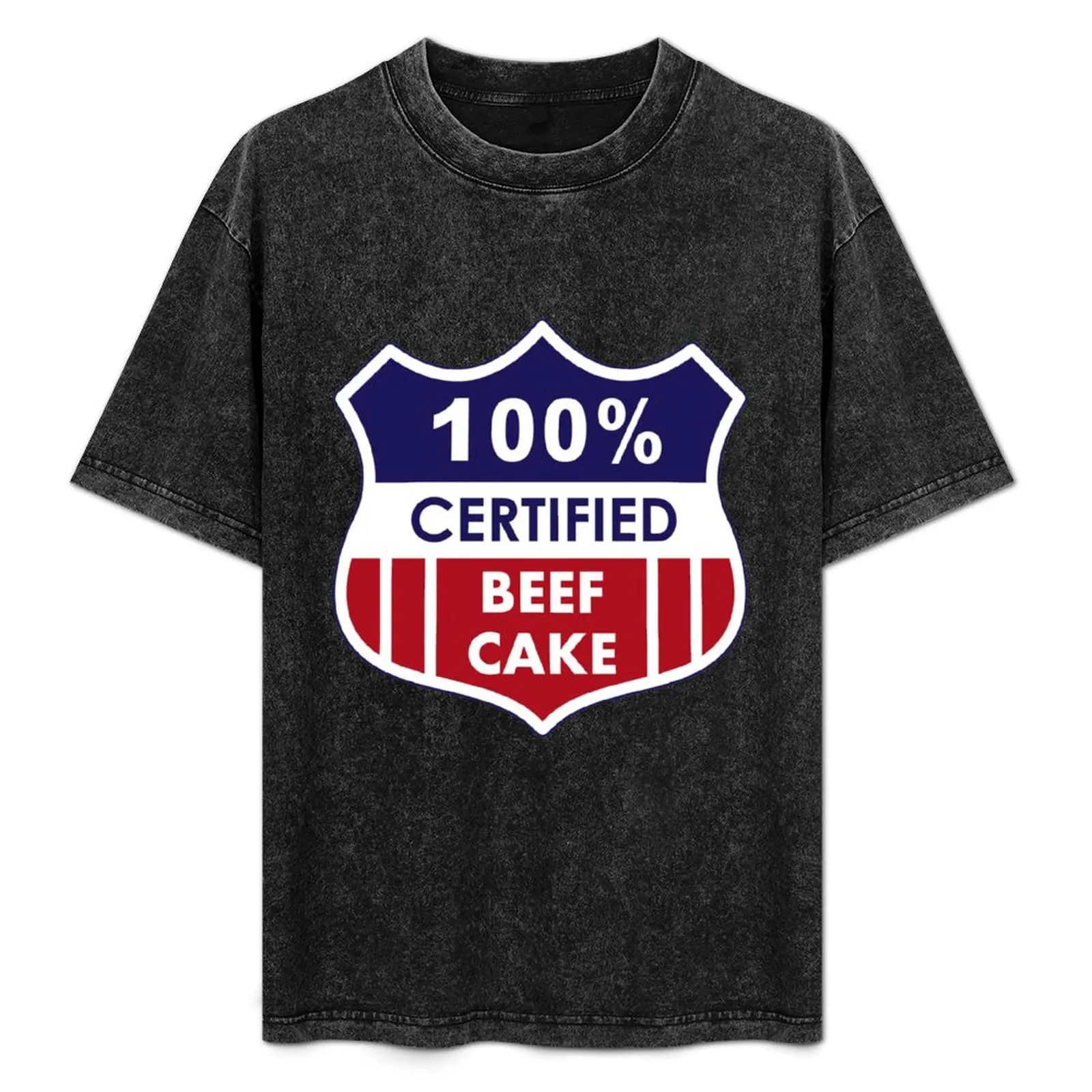 Мужская футболка Beefcake хлопок синий замок