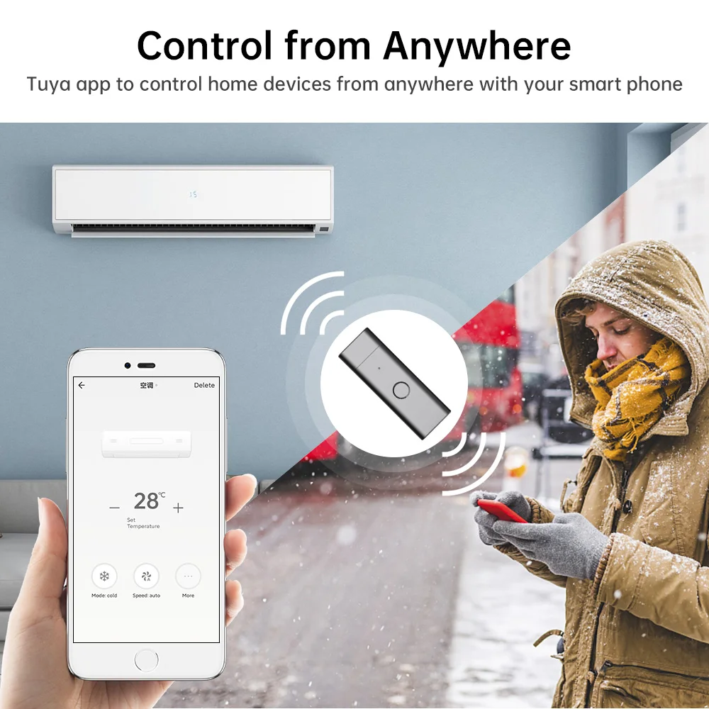 ИК-пульт ДУ KERUI Tuya с USB и поддержкой Wi-Fi