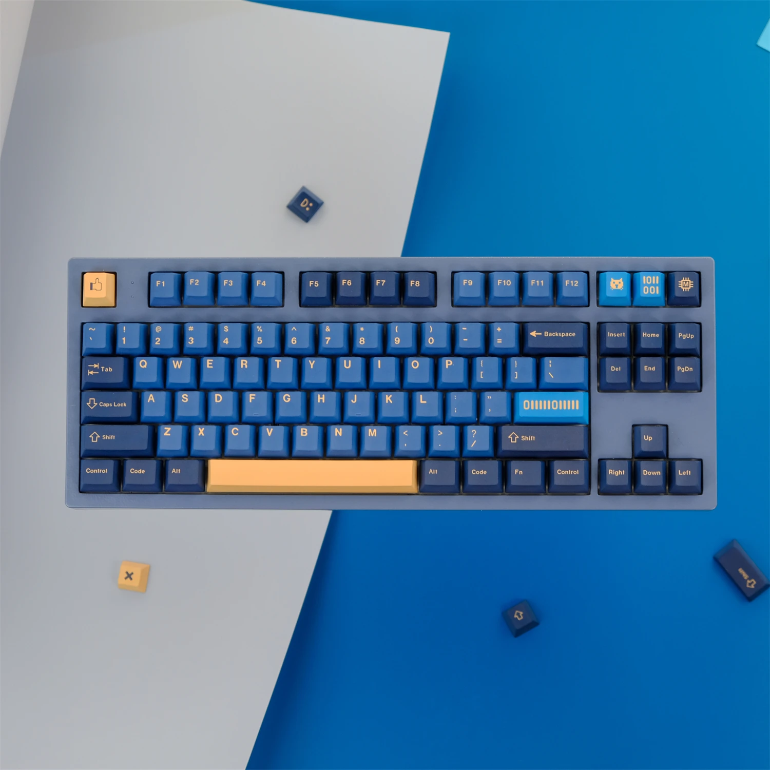 

129key GMK keycap Matrix-01 Keycaps Dye Sublimation PBT Keycap Set for Mechanical Keyboard Cherry Profile ANSI US-Layout |