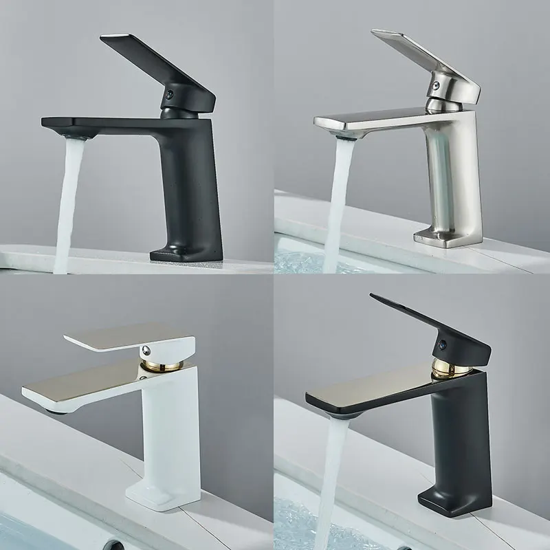Смеситель для ванны FMHJFISD Golden Polishing Basin с одной ручкой на платформе для отверстия в ванной комнате с горячей и холодной водой.