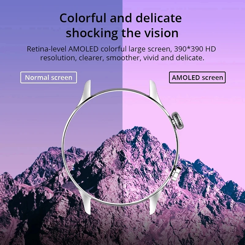 Новинка 2022 мужские Смарт-часы с NFC AMOLED 390*390 HD-экран всегда отображаемый IP68