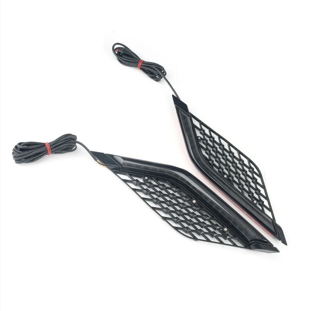 

For Honda Goldwing Gold Wing GL1800 Tour DCT Airbag 2018-2023 Motorcycle LED Light Radiator Grill Panels Decorative Light Lamp