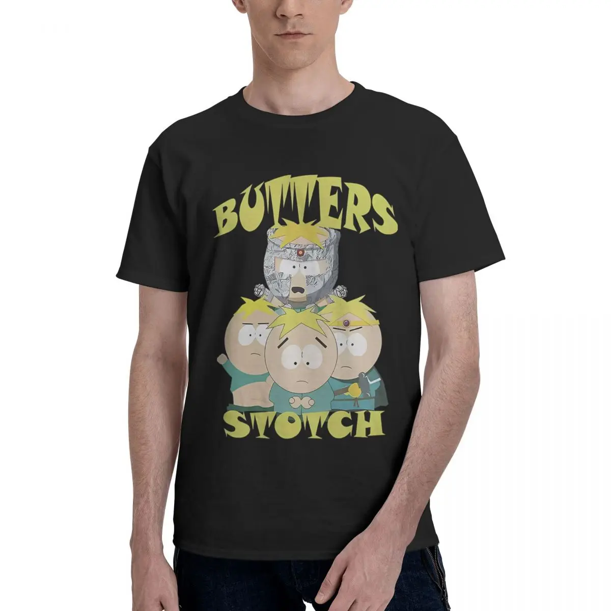 Butters Stotch Southparks 100% хлопок повседневные дышащие удобные мужские футболки Kawaii