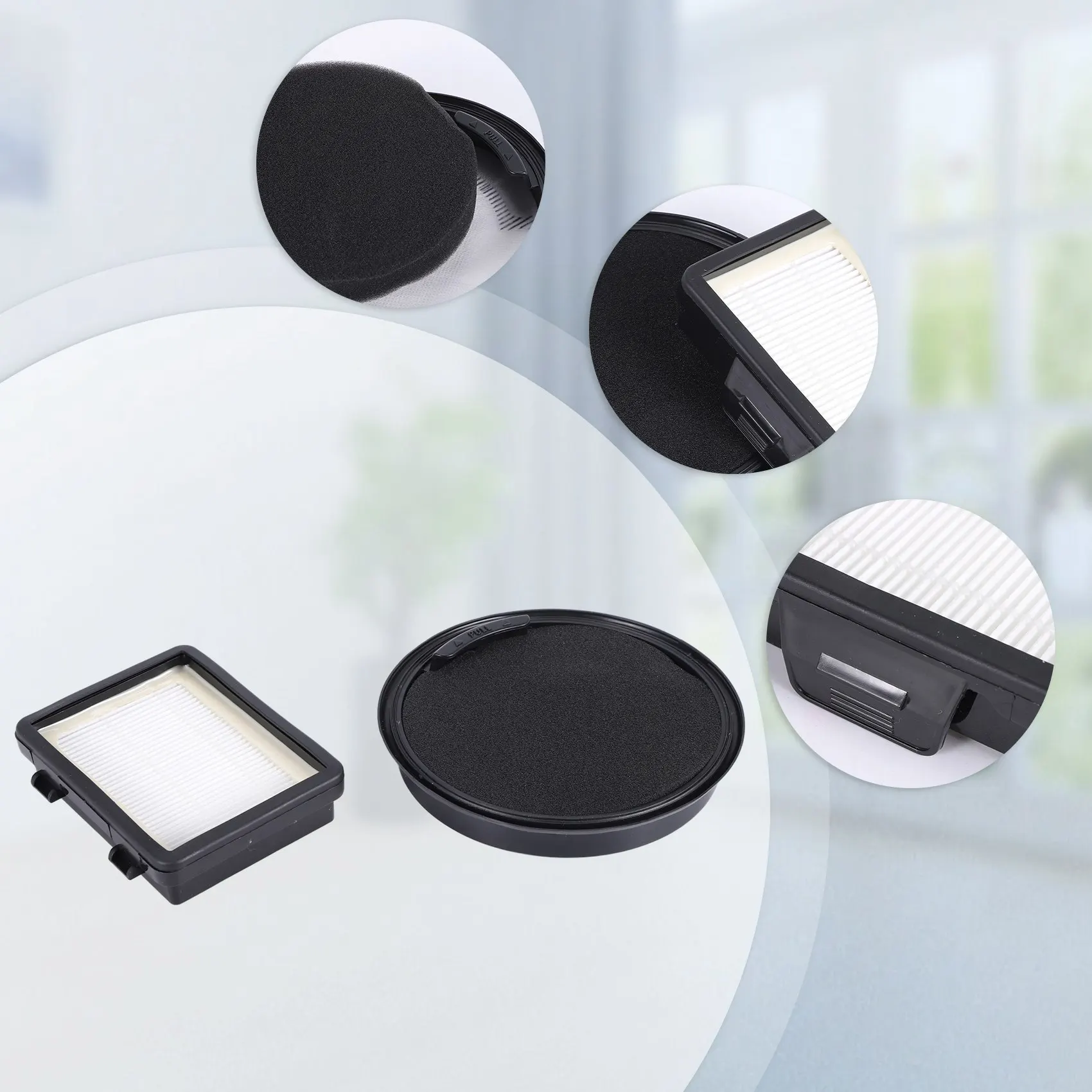 Сменные пакеты HEPA-фильтра для цилиндрического пылесоса VCS35B15KC-70 B071VNCNLF аксессуары