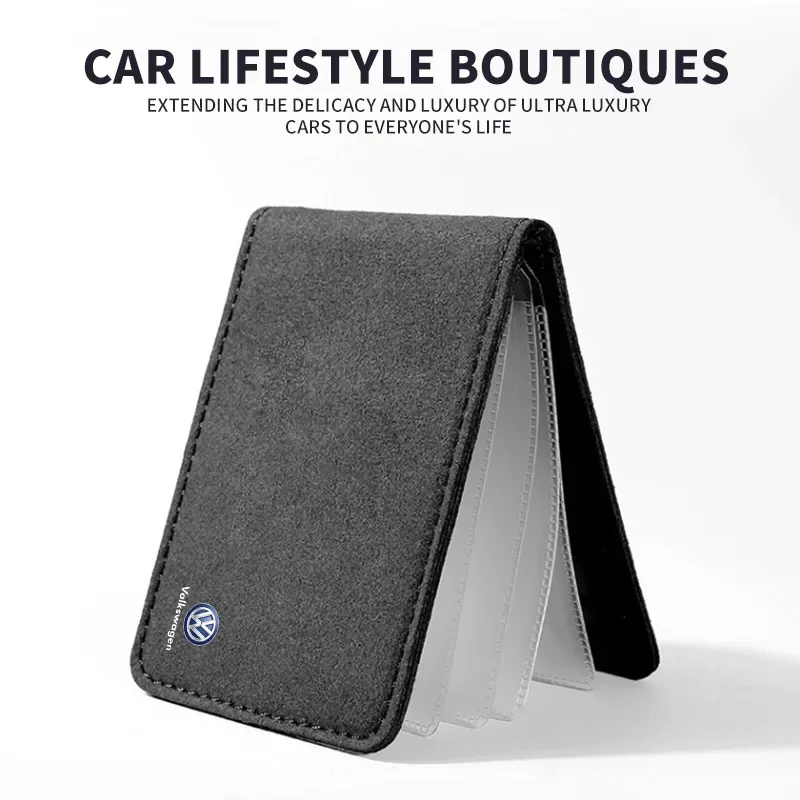 Кожаный чехол для водительских прав Volkswagen документов вождения автомобиля