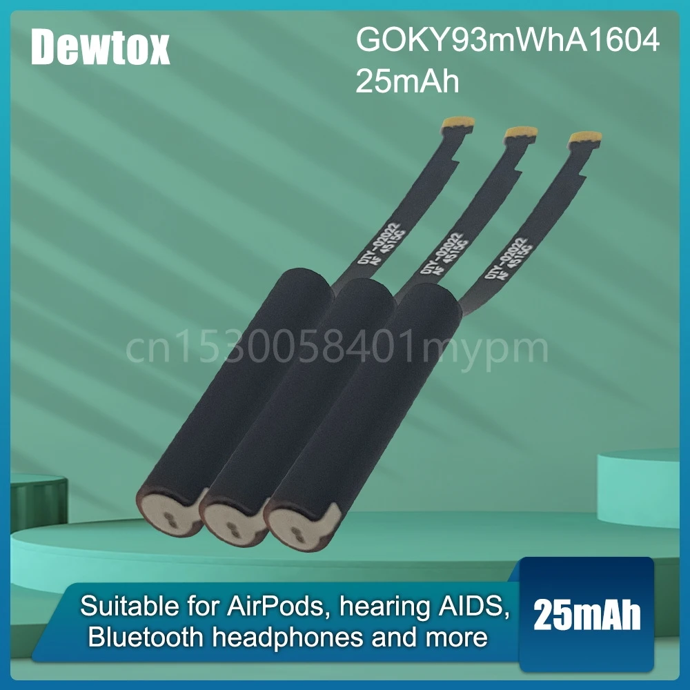 

Earphone Cylinder Battery 45230 for Air Pods 1 Air Pods 2 A1604 A1604 A1523 A1722 A2032 Airpods 1st 2nd Replaceable Batteria