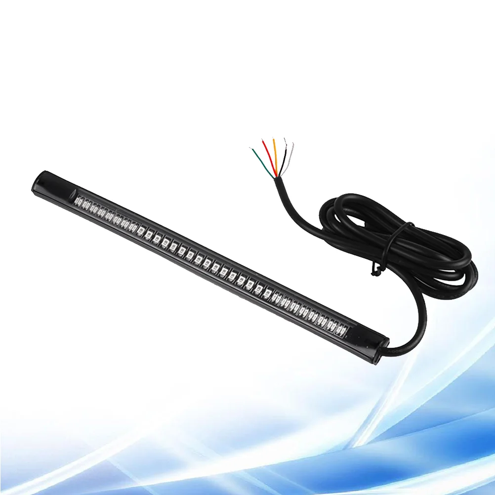 

2PCS Motorcycle 48 LED Brake Turn Signal Light Flexible Strip Lamp Bar Car Off-road License Plate Taillight