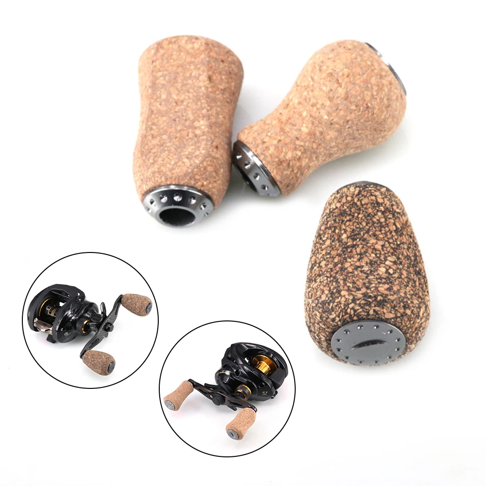 

1pc Fishing Reel Handle Knob DIY Wood Cork Handle Knobs Replacement Parts For Baitcast / Daiwa / Spinning