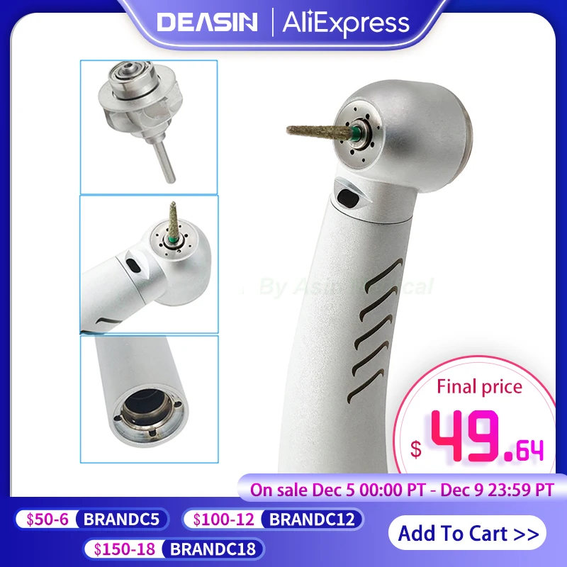 Dental high speed handpiece Fiber Optic LED Turbine Handpiece KAVO 8000 /9000 type dentistry tools