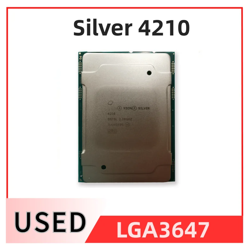 

Silver 4210 SRFBL Silver4210 Processor 13.75M Cache 2.20GHz 10-cores 85W LGA3647 Scalable CPU