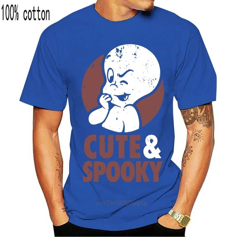 

Футболка Мужская/женская с коротким рукавом, рубашка с привидением, с круглой горловиной