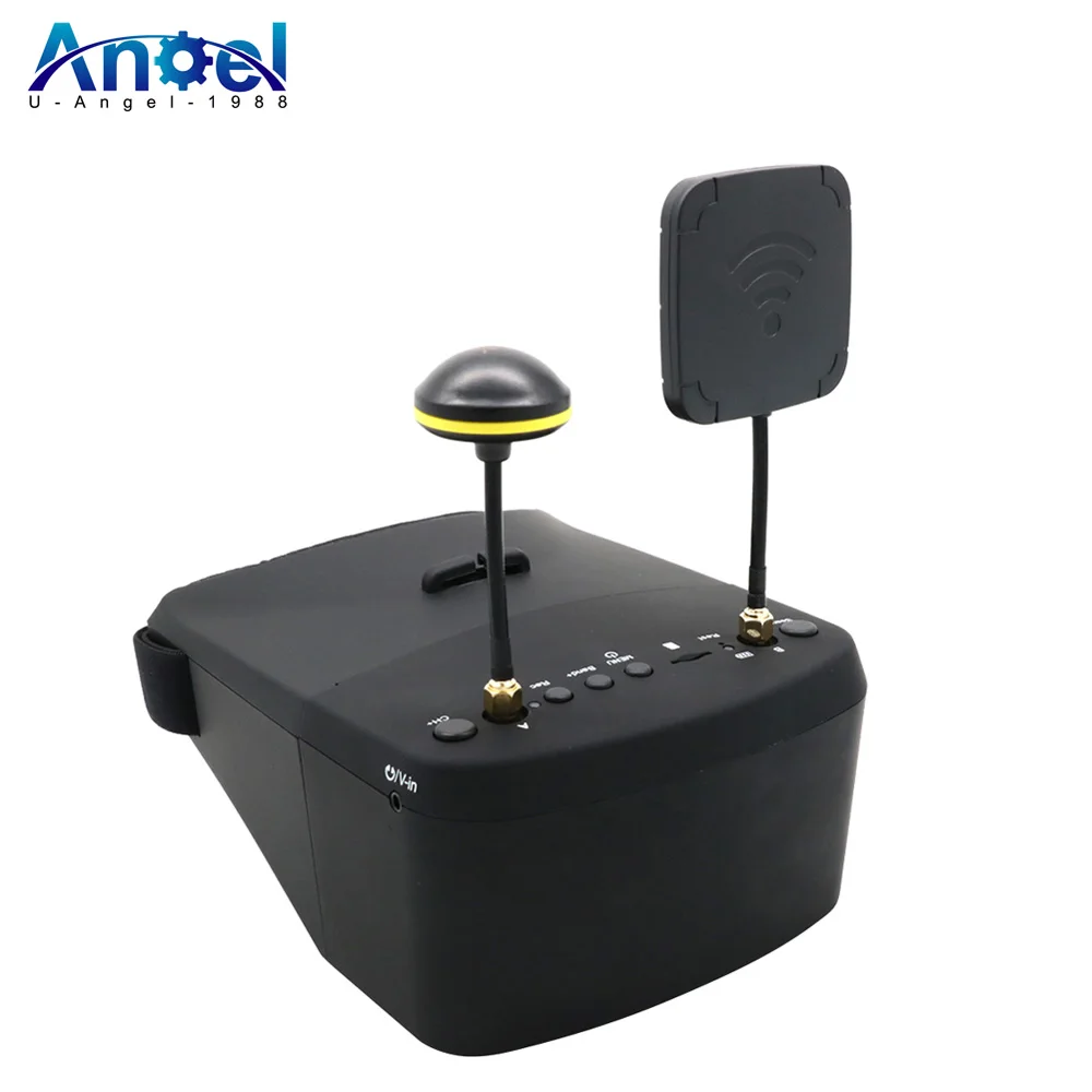 EV800D 5,8G 4,9G 40CH 5-дюймовая гарнитура HD DVR разнообразие FPV очки с 25-1300 МВт переключаемый FPV передатчик VTX для RC FPV дрона