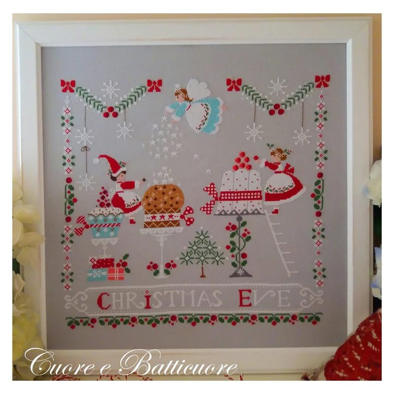 Золотая коллекция набор счетных крестиков рождественский подарок ангел