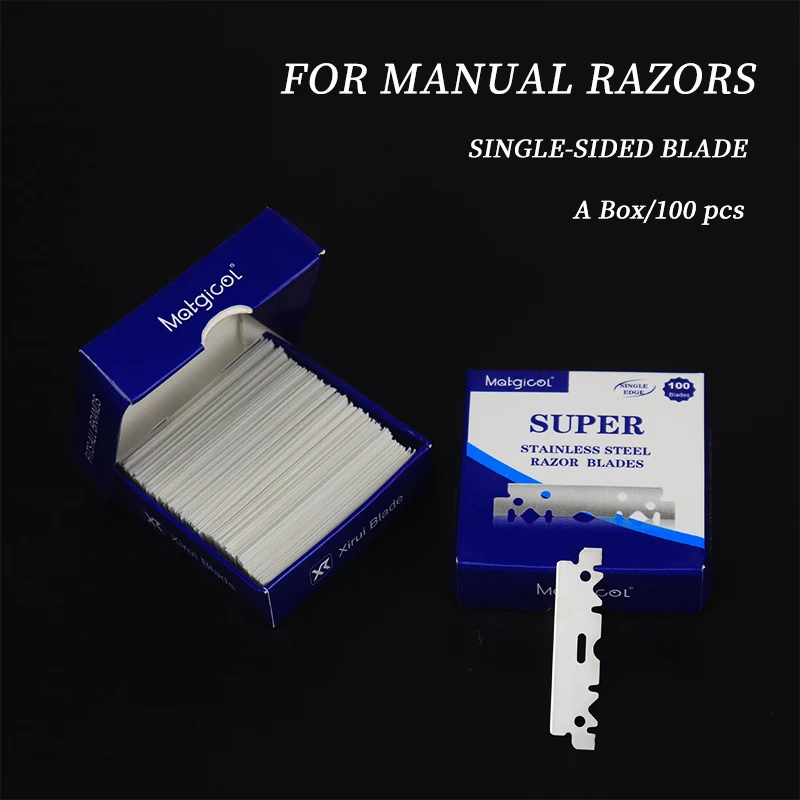 

10/50/100pcs Single Side Men'S Razor Blades Disposable Replacement Shaving Blade