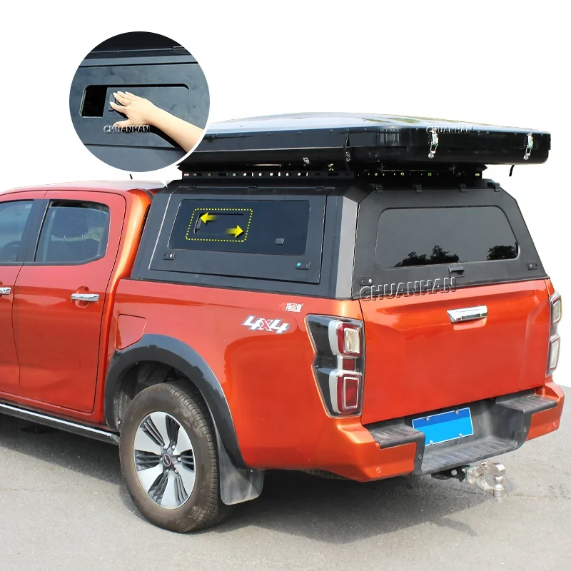 Задний верхний навес пикапа с раздвижными окнами dmax для MITSUBISHI l200 BT-50