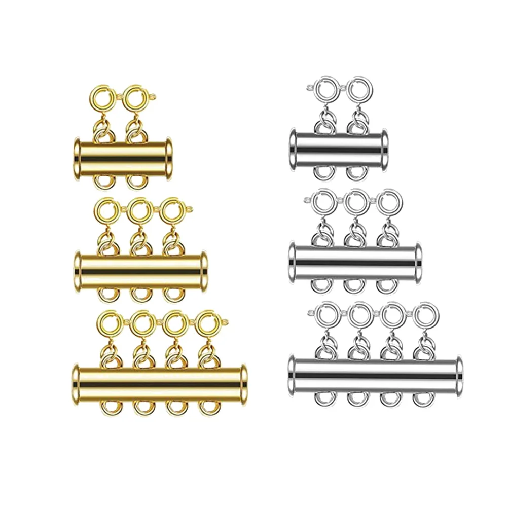 

Magnetic Clasp Clasps Necklace Jewelry Bracelet Layering Chain Layered Extender Converter Locking Separator Buckle Snap Lobster