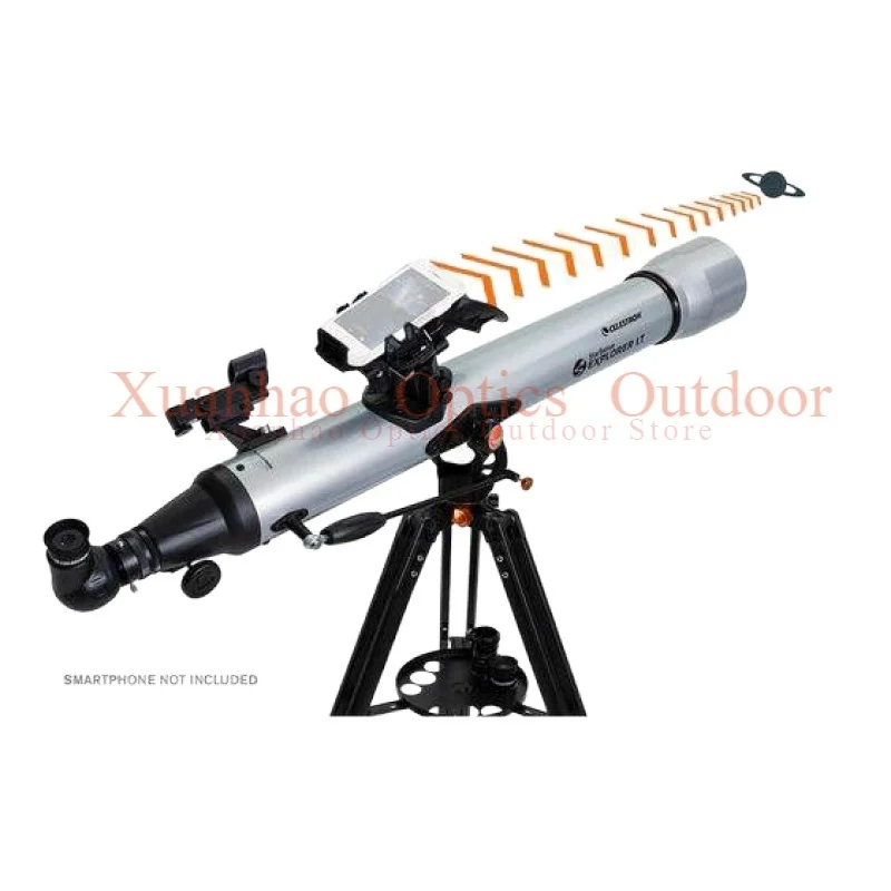 Celestron Professional StarSense Explorer SSE LT80 AZ Smartphone App-Enabled Refractor 80mm F/11 Astronomical Telescope