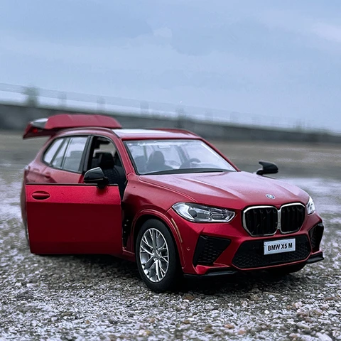BMW X5 X5M SUV масштаб 1:32 металлическая модель автомобиля со звуком и светом