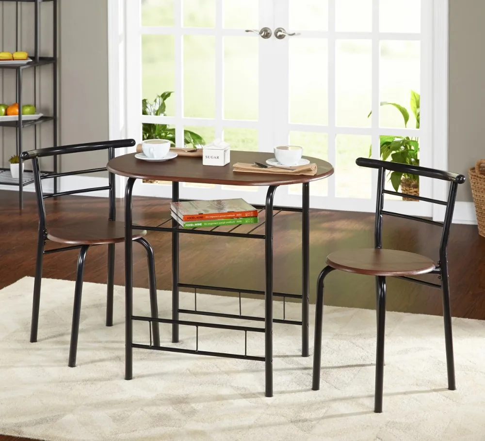 

Home Furniture 3 - Piece Bistro Dining Set Restaurant Tables Table Room