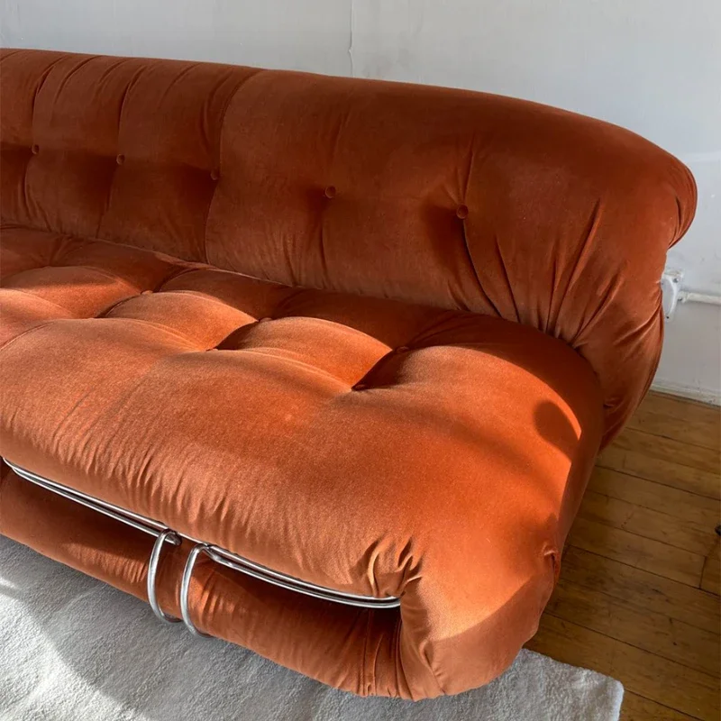 Роскошные мягкие диваны для гостиной в минималистическом стиле L-образной формы