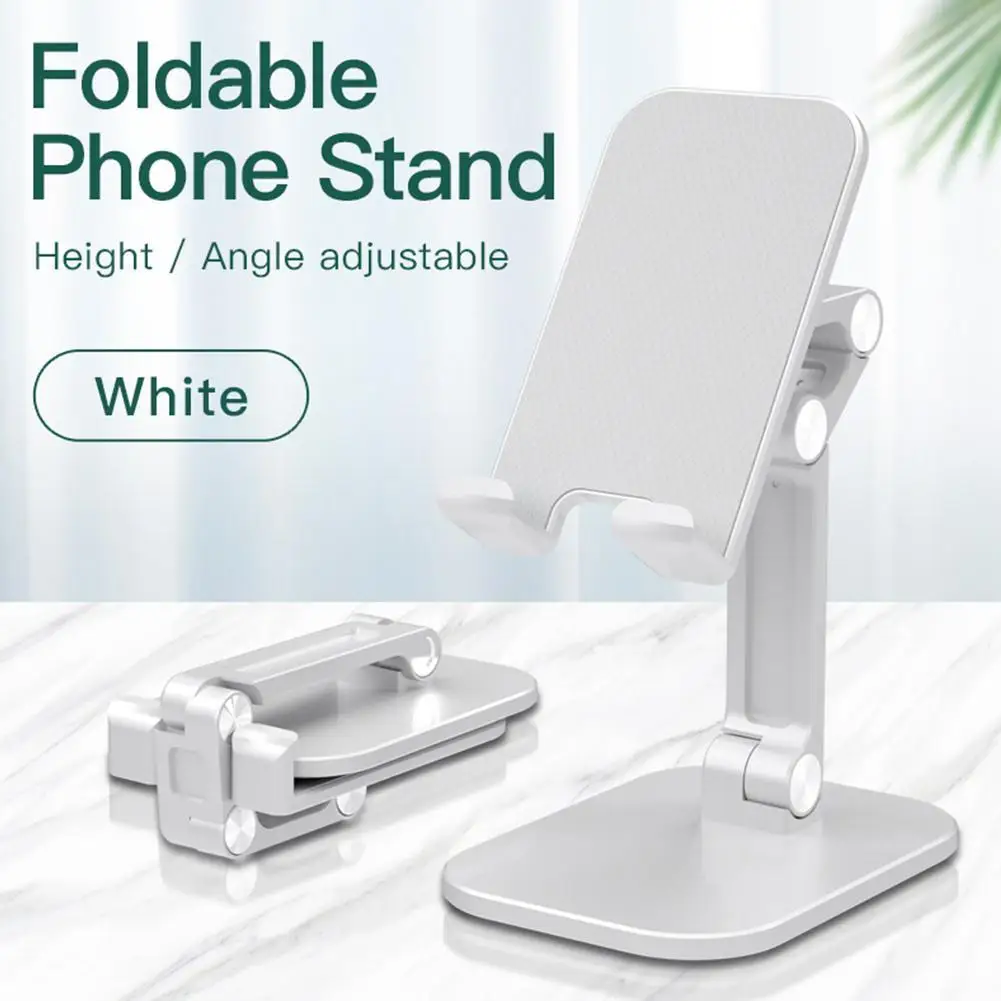 

For IPhone Foldable Tablet Mobile Phone Desktop Phone Stand for Samsung Desk Holder Adjustable Desk Bracket Smartphone Stand