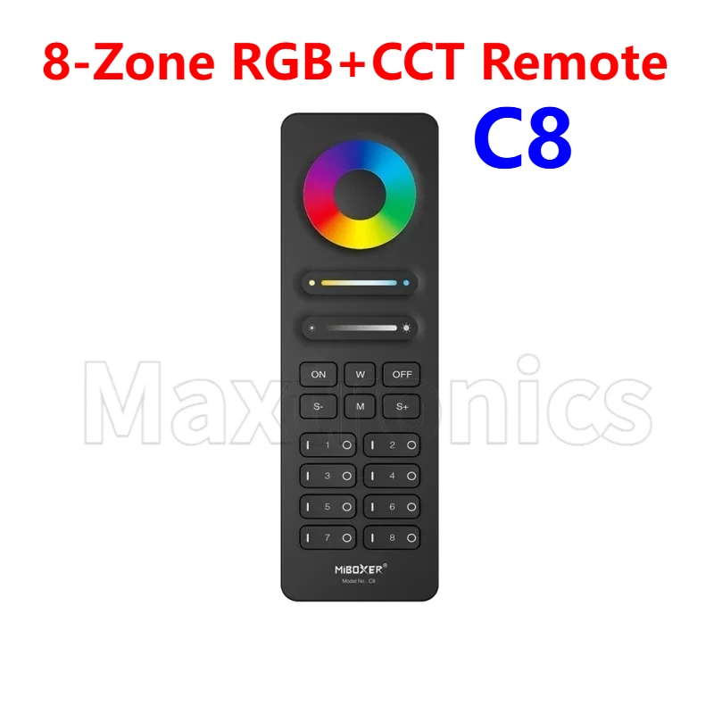 

MIBOXER 8-зонный RGB+CCT пульт дистанционного управления