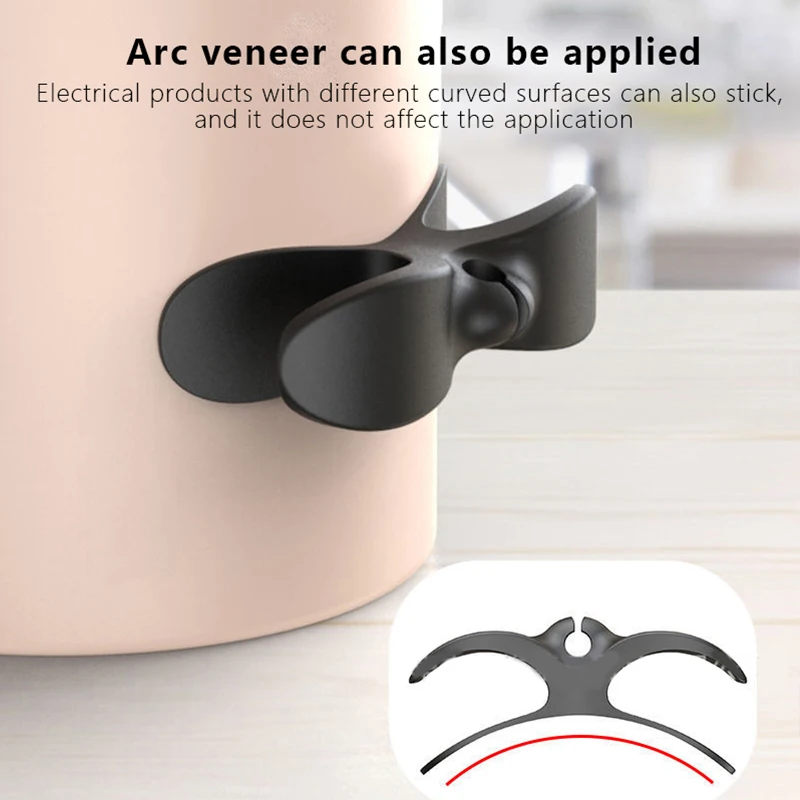 

Self-adhesive Data Cables Winder No Punching Supports Multiple Panels Cable Holder Self-adhesive Cords Bundlers Cord Clips