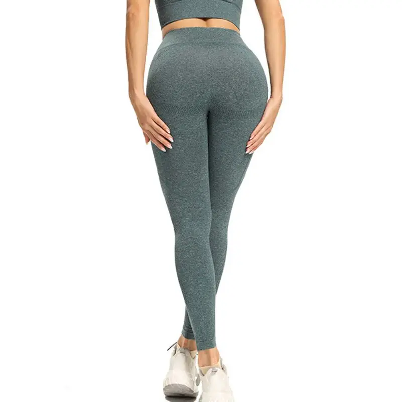

Athletic Running Scrunch Booty Lifting Workout Leggings Women's Seamless High Waisted Yoga Pants Slimming Tights With Pocket