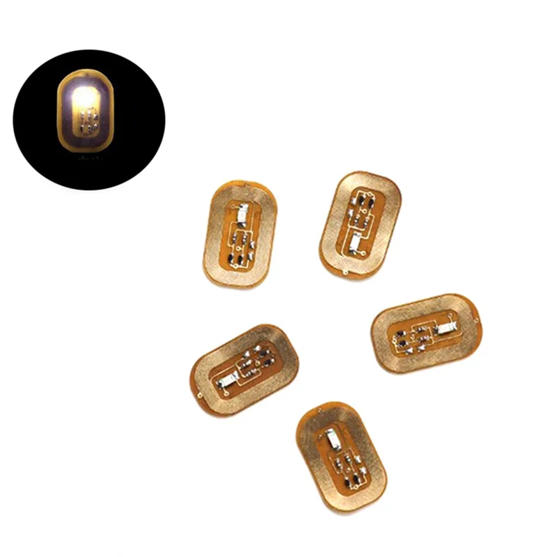 5 шт. NFC-вспышка наклейка для ногтей светодиодный голый чип интеллектуальная