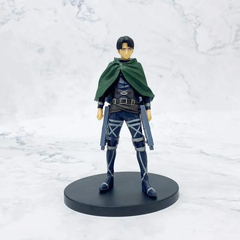 New Levi Figure Anime Attack on Titan Model Toy Ackerman Figurine Rivaille PVC Action Figures Gifts for Boys |