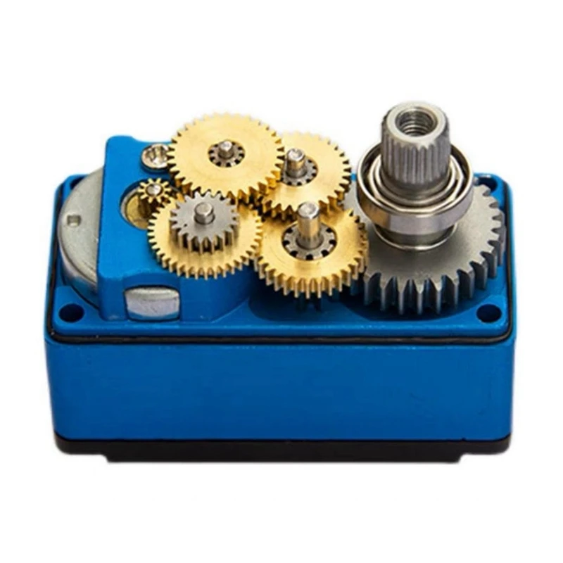 Низкопрофильный цифровой сервопривод с металлической шестерней 12 кг для