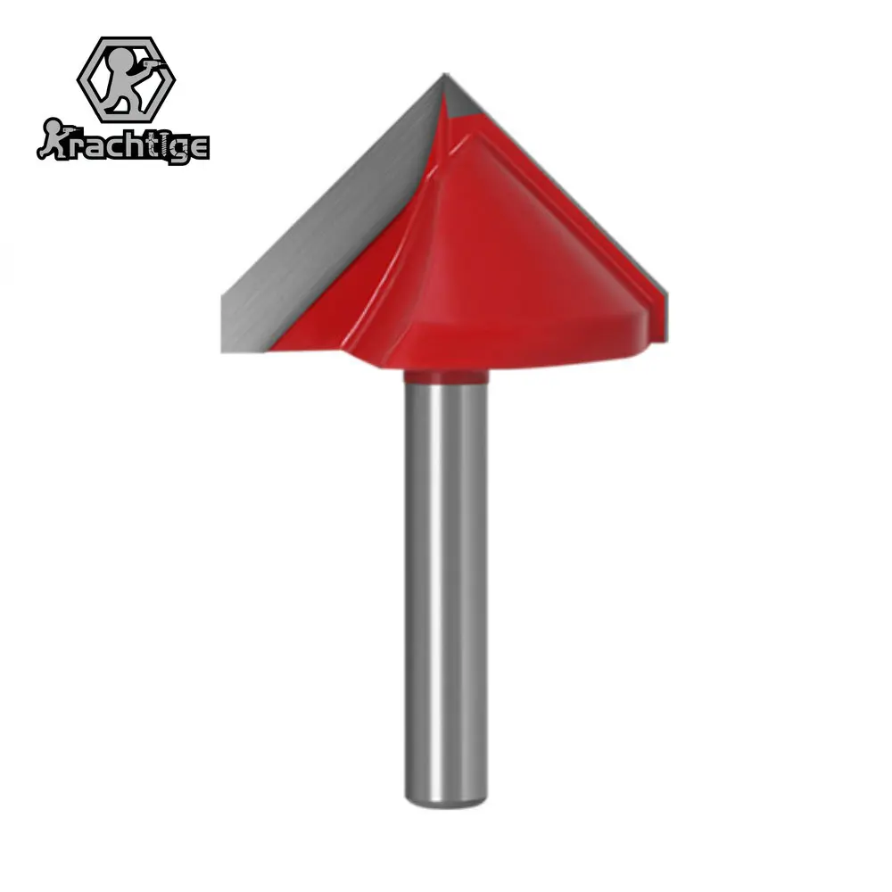

Krachtige 6mm Shank 3D 90 Degree Router End Mill CNC Engraving V Groove Bit 6mm x 32mm