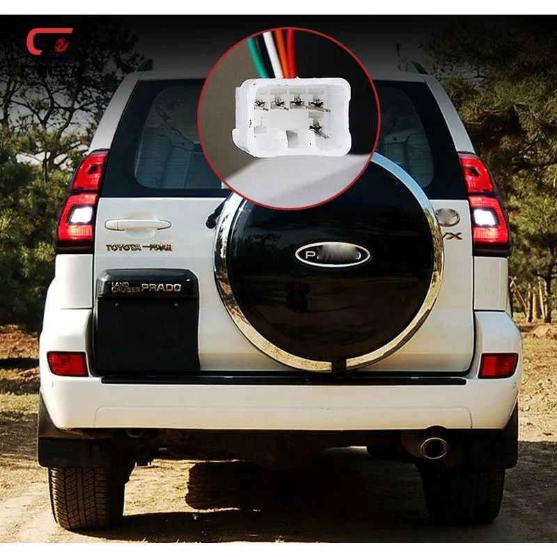 Высококачественный задний фонарь для Land Cruiser Prado 2003-2009 модифицированный в сборе