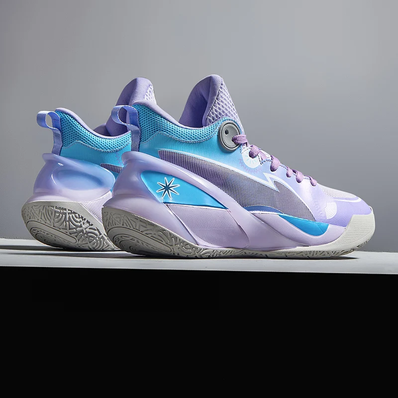 Sonic 10 Basketball Shoes Rainbow Multi Color Men's And Women's Same Large Size Shock-absorbing Wear-resistant Actual Combat