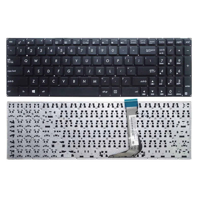 

New for Asus E502 E502M E502MA E502S E502SA E502N E502NA US/Russian Layout black/white colour Keyboard