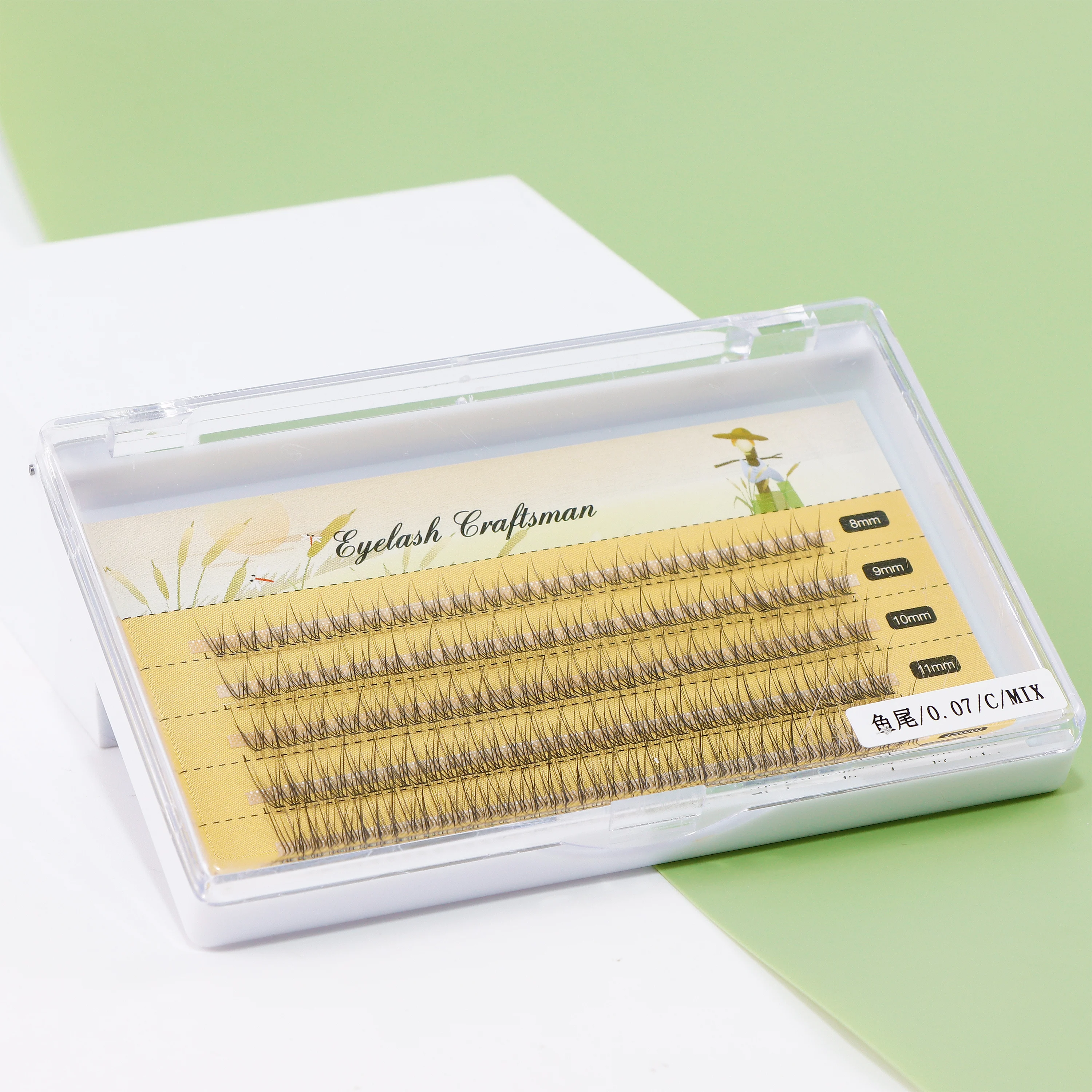 

Individual Lashes Cluster Faux Mink Eyelash 3D Natural Soft Wispy Eyelashes Extension Supplies Wholesale Items for Business