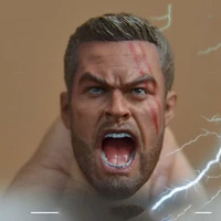 16 scale model headsculpt gladiatus roar thor headpaly for 12inch phicen tbleague action figure male body collection