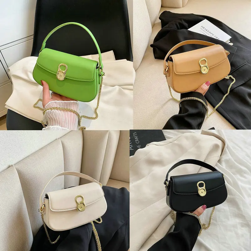 

Новинка 2022, весенне-летняя нишевая дизайнерская оригинальная маленькая сумочка beбесплатная с цепочкой и ручками, модная сумка-мессенджер ч...